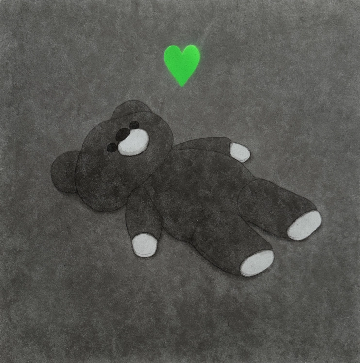 Lying teddy bear_Hansol Noh
