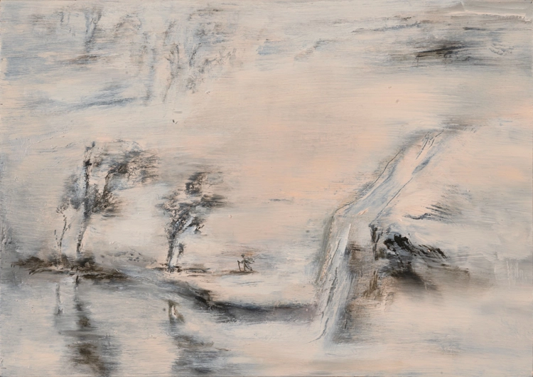 Trying Nothing_Concrete Cracks, Plasterer's Trowel, City Dust and Uneven Spotty Cement Surface_Jongheon Bae