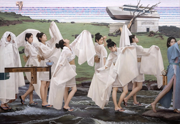 Walking rivulet after the Disaster_JeongWoong Lee