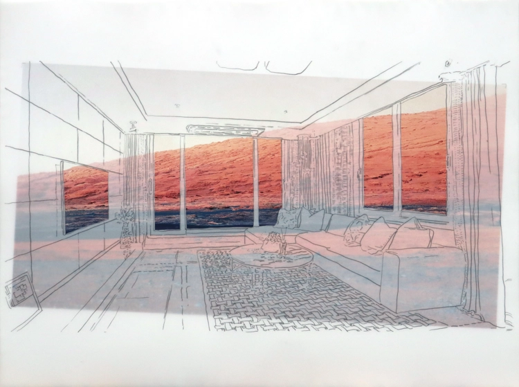 Model House on Mars #2-Drawing_Jieun Kim