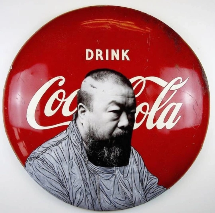 Ai Weiwei on Coke Button 2024_PAKPOOM SILAPHAN