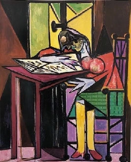 Picasso with pushpin # 11_Ken Kagami