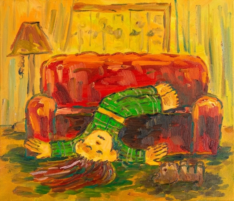 A Day Spent Lying on the Couch_Qwaya