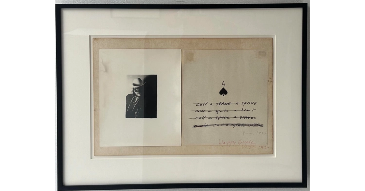 SELF-PORTRAIT WITH A SPADE_Richard Prince