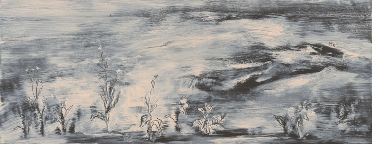 Trying Nothing_Concrete Cracks, Plasterer's Trowel, and Unknown Native City Plants_Jongheon Bae