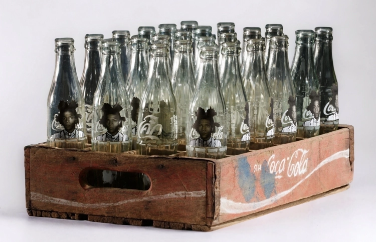 Basquiat on Coke bottles in Coke Crate_PAKPOOM SILAPHAN