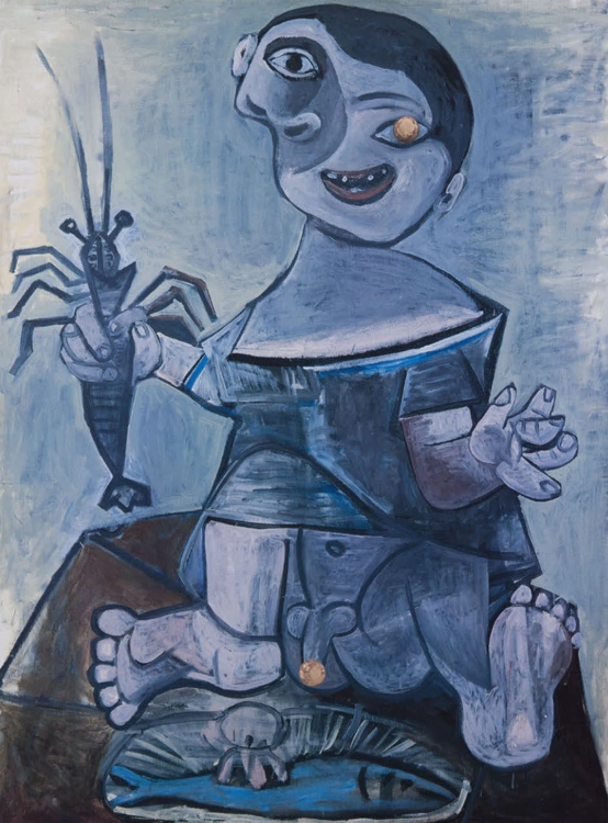 Picasso with pushpin # 16_Ken Kagami