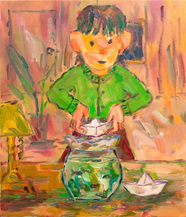 Fishbowl, Fish, Paper Boat_Qwaya